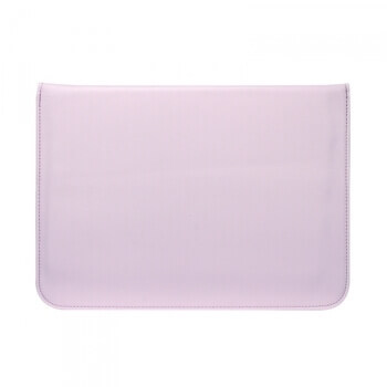 2v1 Puzdro s magnetom a stojanom z ekokože pre Apple MacBook Air 15,3" (2023, M2) - svetlo ružové