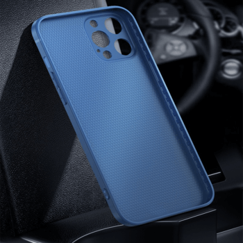 Odolný hliníkovo-silikónový obal pre Apple iPhone 14 Pro Max - modrý