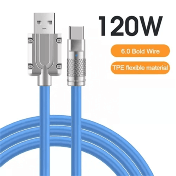 Odolný kábel Lightning - USB 2.0 1m - biely