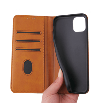 Magnetické flipové puzdro s priestorom na karty pre Apple iPhone 11 - čierne