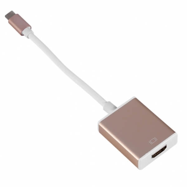 Redukcia adaptér z USB-C na HDMI pre Apple MacBook zlatá | Student-eShop