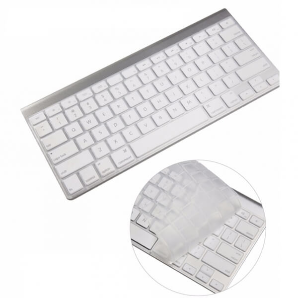 SES Silikónový ochranný obal na klávesnici EÚ verzia pre Apple MacBook Pro 15" Retina - priehľadný 3414