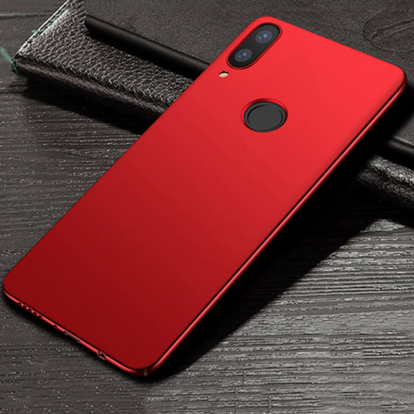 SES Ochranný plastový kryt pre Xiaomi Redmi Note 7 - červený 5368