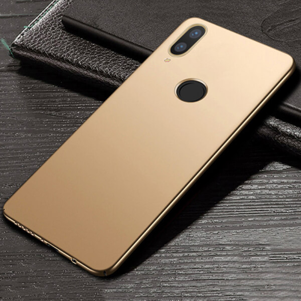 SES Ochranný plastový kryt pre Xiaomi Redmi Note 7 - zlatý 5369