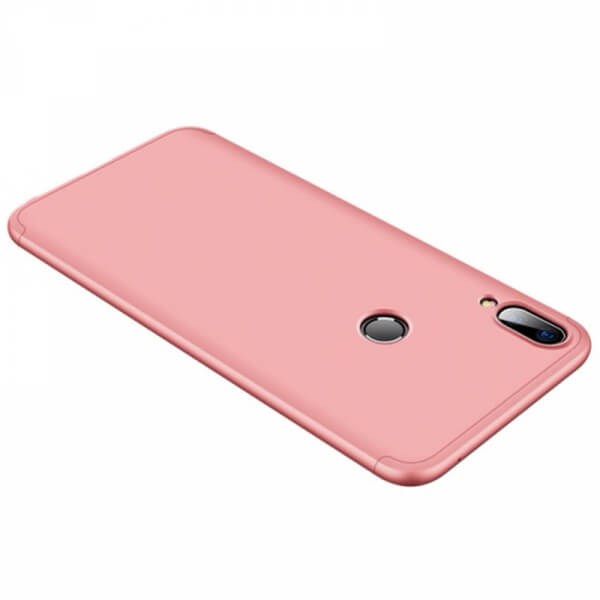 Ochranný 360 ° celotelový plastový kryt pre Asus Zenfone Max Pro M2 ZB631KL - ružový