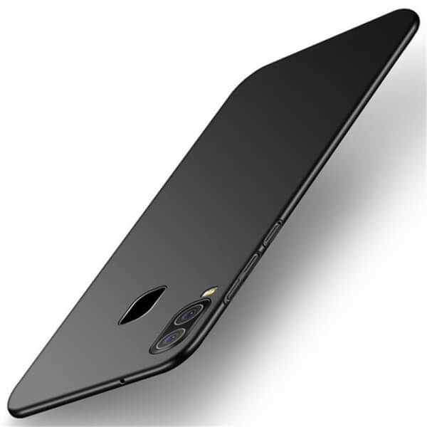 SES Ochranný plastový kryt pre Samsung Galaxy A40 A405F - čierny 5725