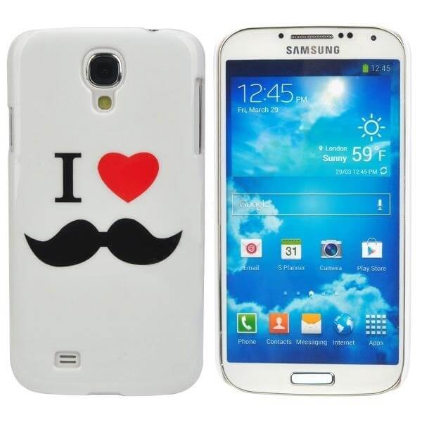 Plastový kryt pre Samsung Galaxy S4 i9505 - I love Movember