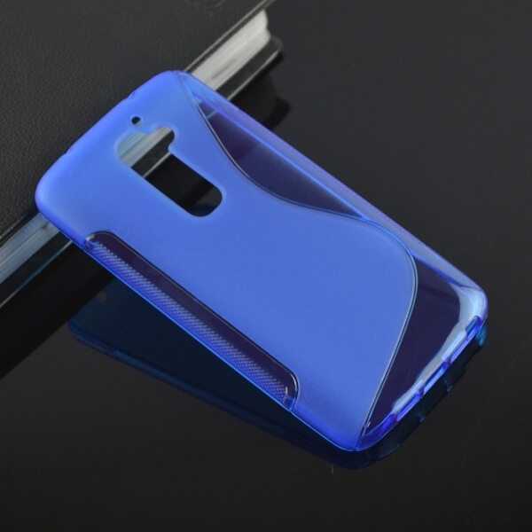 Silikónový ochranný obal S-line pre LG D802 G2 - modrý