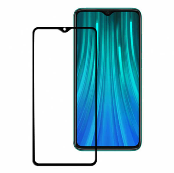 SES 3D ochranné tvrdené sklo s rámčekom pre Xiaomi Redmi Note 8 Pro - čierne 6240
