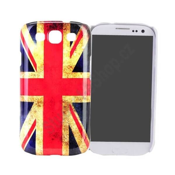 Plastový kryt pre Samsung Galaxy S3 III i9300 - Anglicka vlajka