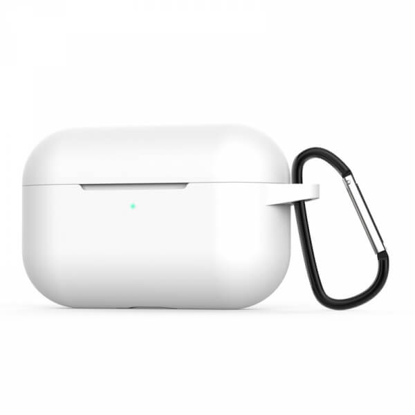 Silikónové ochranné puzdro pre Apple AirPods Pro (1.generace) - biele