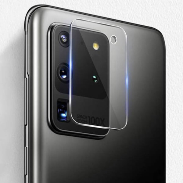 3x Tvrdá ochranné sklo na šošovku fotoaparátu a kamery pre Samsung Galaxy S20 Ultra G988F - 2+1 zdarma