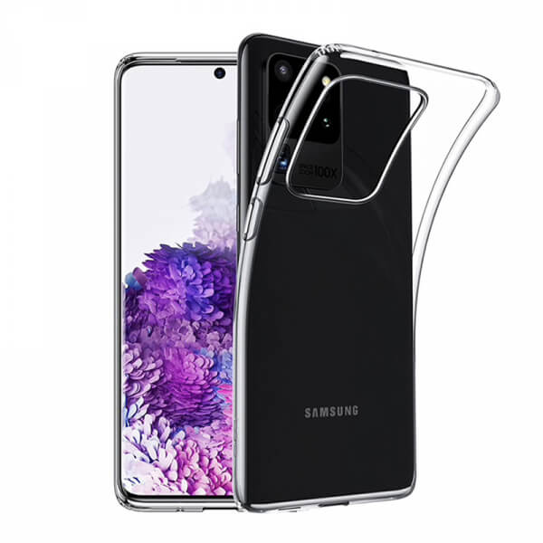 SES Silikónový obal pre Samsung Galaxy S20 Ultra G988F - priehľadný 6603