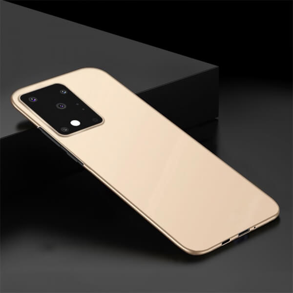SES Ochranný plastový kryt pre Samsung Galaxy S20 Ultra G988F - zlatý 6610
