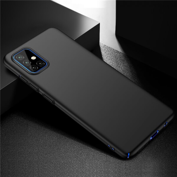SES Ochranný plastový kryt pre Samsung Galaxy A51 A515F - čierny 6647