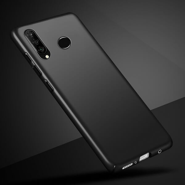 Ochranný plastový kryt pre Huawei P40 Lite E - čierny