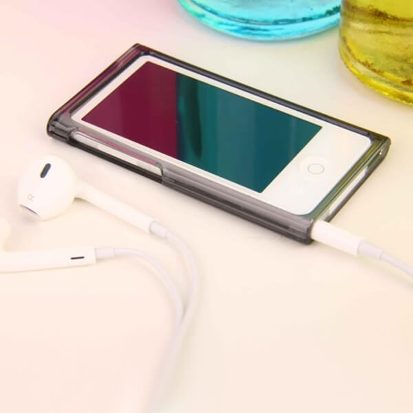 Silikónový obal pre Apple iPod Nano 7. generace - čierny