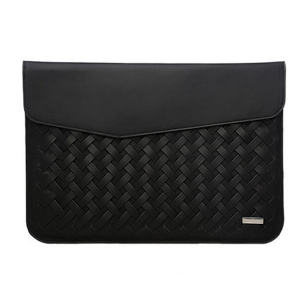 SES Luxusný obal z ekokože pre Apple MacBook Air 13" (2012-2017) - čierny 6844