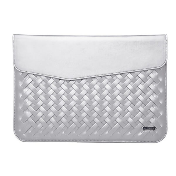 SES Luxusný obal z ekokože pre Apple MacBook Air 13" (2012-2017) - strieborný 6853