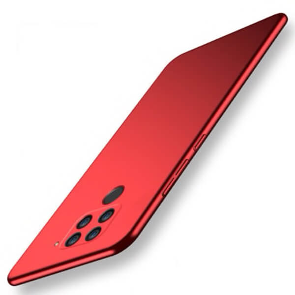 SES Ochranný plastový kryt pre Xiaomi Redmi Note 9 - červený 7411