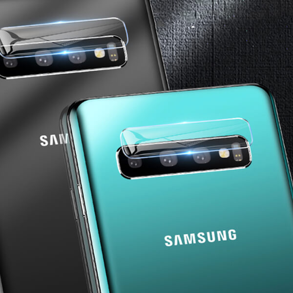3x Ochranné sklo na šošovku fotoaparátu a kamery pre Samsung Galaxy S10 G973