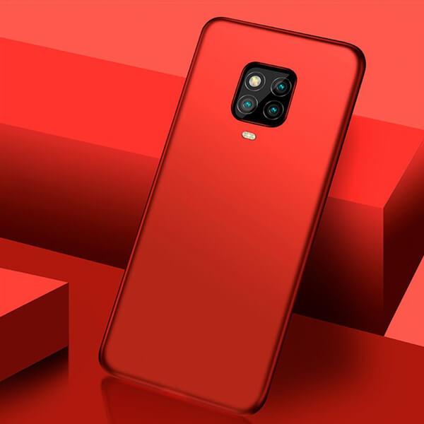 Ochranný plastový kryt pre Xiaomi Redmi Note 9S - červený