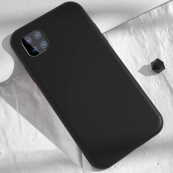 SES Extrapevný silikónový ochranný kryt pre Samsung Galaxy Note 10 Lite - čierny 7632