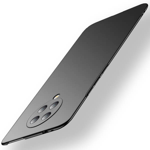 SES Ochranný plastový kryt pre Xiaomi Poco F2 Pro - čierny 7676