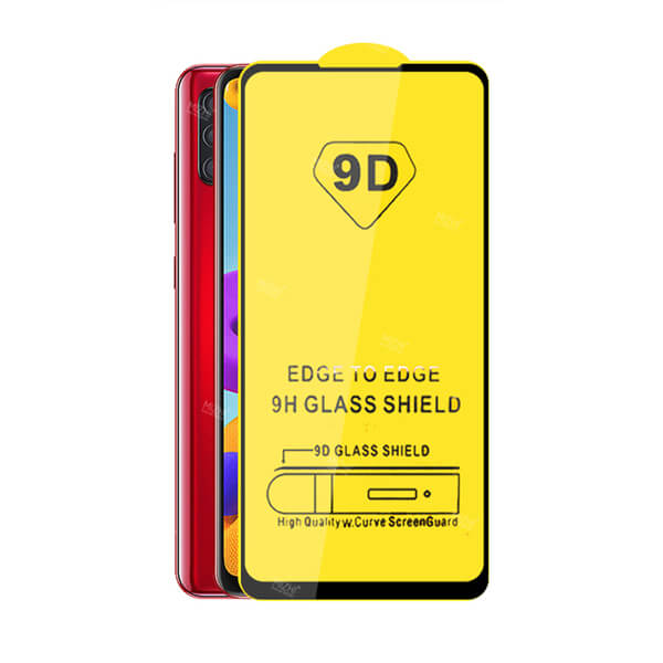 SES 3D ochranné tvrdené sklo s rámčekom pre Samsung Galaxy A21s - čierne 7727