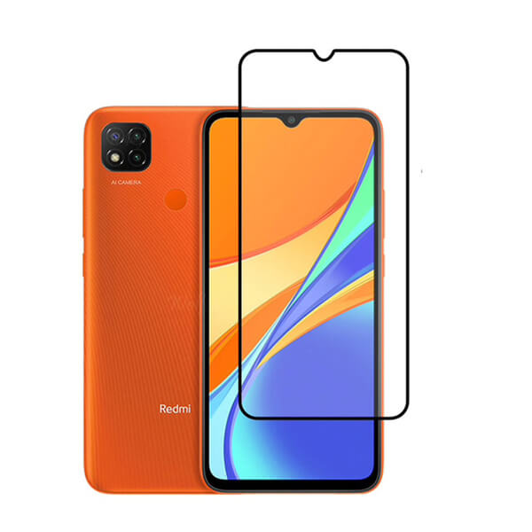 3D ochranné tvrdené sklo s rámčekom pre Xiaomi Redmi 9C - čierne