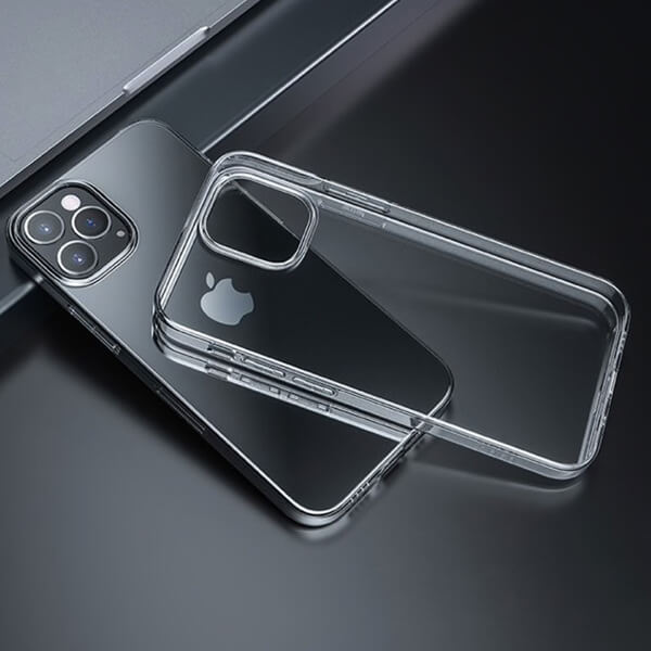 SES Silikónový obal pre Apple iPhone 12 Pro - priehľadný 8123