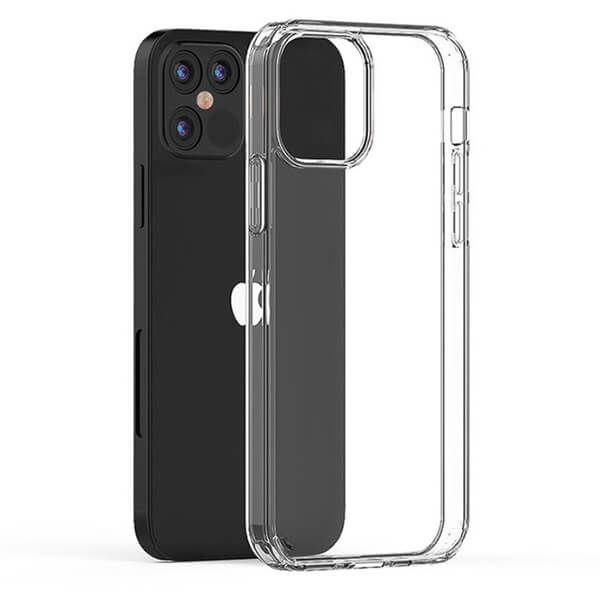 Silikónový obal pre Apple iPhone 12 Pro Max - priehľadný