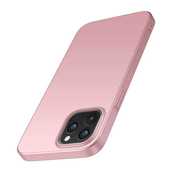 SES Ochranný plastový kryt pre Apple iPhone 12 Pro - ružový 8128