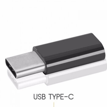 Redukcia vstup micro USB do Nový Apple MacBook s Type C výstupom čierna
