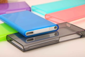 Silikónový obal pre Apple iPod Nano 7. generace - svetlo modrý