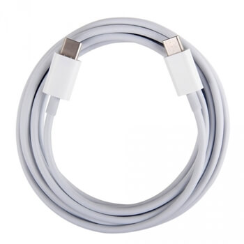 USB-C - USB-C dátový a nabíjací kábel Type-C - biely