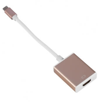 Redukcia adaptér z USB-C na HDMI pre Apple MacBook zlatá