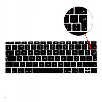 Silikónový ochranný obal na klávesnici EÚ verzia pre Apple MacBook Pro 15" Retina - priehľadný