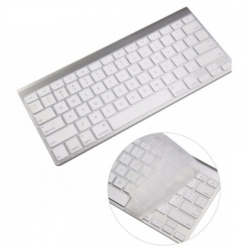 Silikónový ochranný obal na klávesnici EÚ verzia pre Apple Macbook Pro 15" Retina - priehľadný