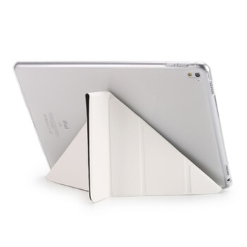 2v1 Smart flip cover + zadný silikónový ochranný obal pre Apple iPad Pro 10.5" (2. generace) - biely