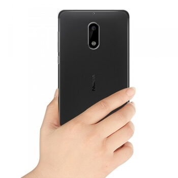 Silikónový obal pre Nokia 6 - priehľadný
