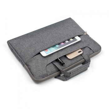Prenosná taška s vreckami pre Apple Macbook Pro 13" Retina - šedá