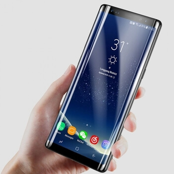 3D ochranné tvrdené sklo pre Samsung Galaxy Note 8 N950F - priehľadné