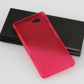 Ultratenký plastový kryt pre Sony Xperia Z1 Compact D5503 - červený