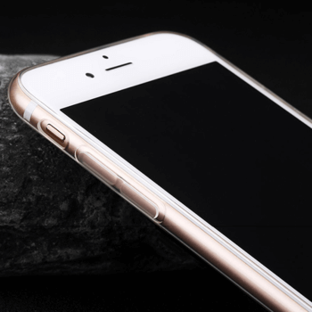 Silikónový obal pre Apple iPhone 8 Plus - priehľadný
