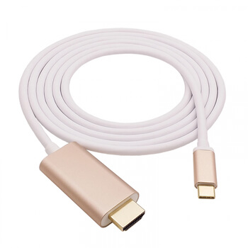 Kábel s redukciou USB-C s výstupom na HDMI 4K pre Apple MacBook 1,8 m zlatá
