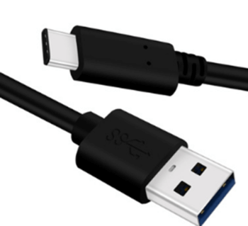 USB Type-C prepojovací kábel pre nabíjanie a synchronizáciu dát 1m - čierny