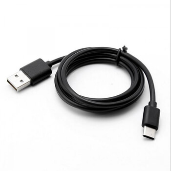 USB Type-C prepojovací kábel pre nabíjanie a synchronizáciu dát 1m - čierny