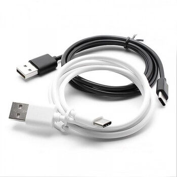 USB Type-C prepojovací kábel pre nabíjanie a synchronizáciu dát 1m - biely