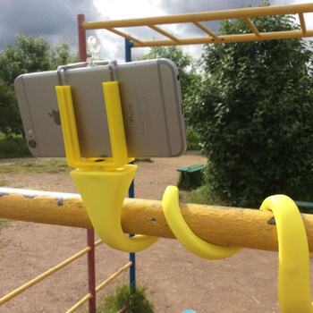 Multifunkčný BananaPod selfie držiak a statív pre telefóny smartphony kamery GoPro a ďalšie - žltý